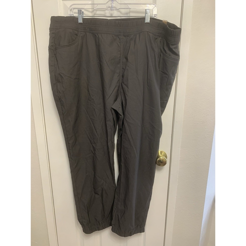 NWT Prana Women's Halle E-Waist Jogger Plus ll Dark Iron 22W x 26